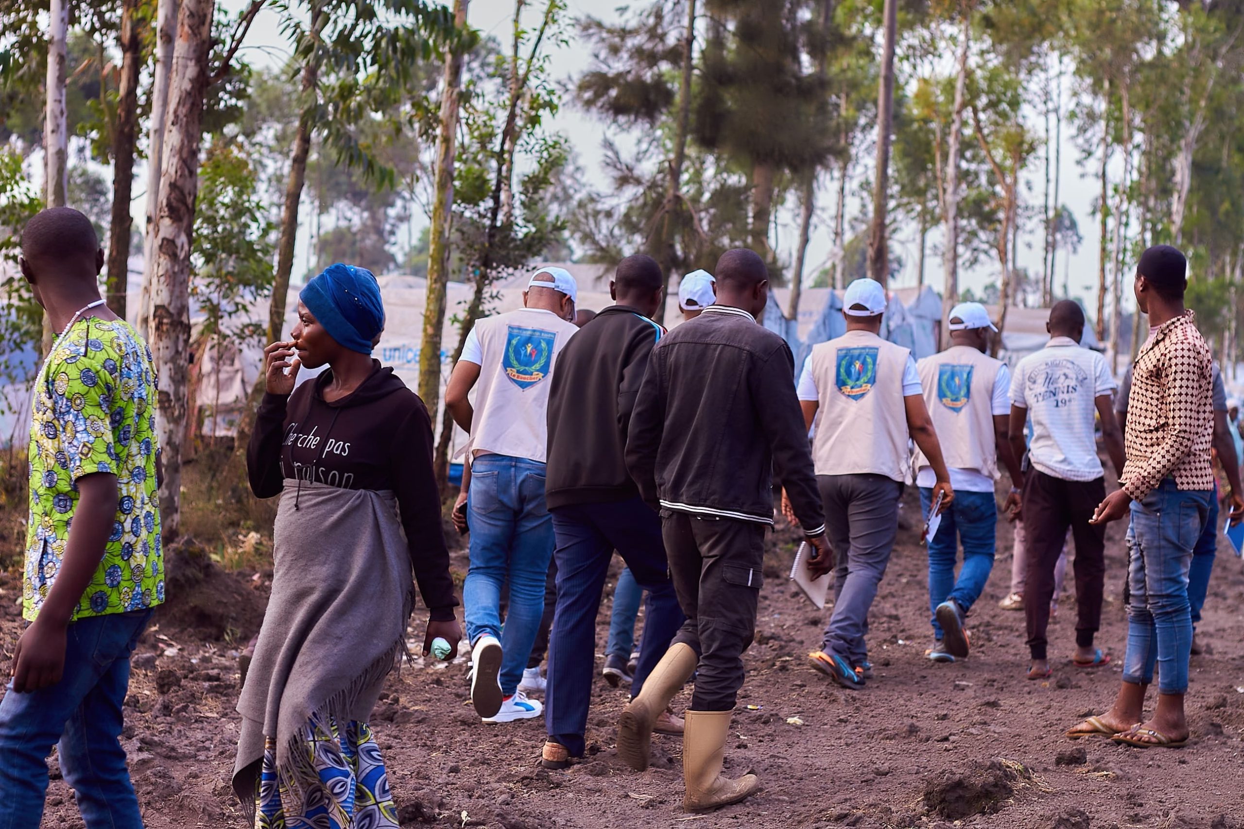 Equipe d'avance à GOMA